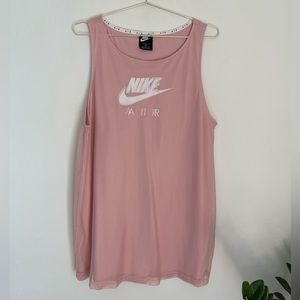 NIKE Plus Size Blush Pink Mesh Tank Dress Size 1X